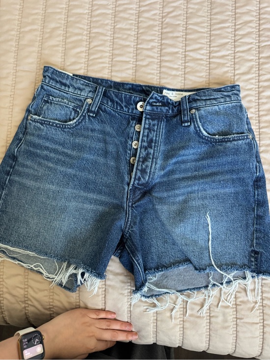 rag & bone Pants - Rag & Bone Women's Blue and Navy Shorts size 28